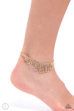 Load image into Gallery viewer, Paparazzi Anklet ~ Curtain Confidence - Gold