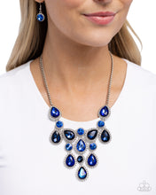Load image into Gallery viewer, Dripping in Dazzle - Blue Necklace - Paparazzi