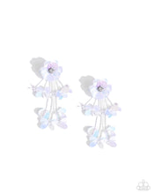 Load image into Gallery viewer, Paparazzi Earrings ~ Floral Future - White