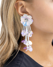 Load image into Gallery viewer, Paparazzi Earrings ~ Floral Future - White