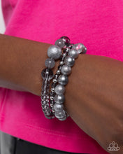 Load image into Gallery viewer, Beaded Benefit - Silver Set - Paparazzi
