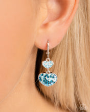 Load image into Gallery viewer, Delightful Valentines Day - Blue Paparazzi Earrings