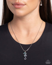 Load image into Gallery viewer, Seahorse Shanty - Blue Paparazzi Necklace