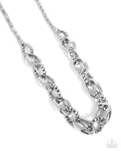 Load image into Gallery viewer, Flickering Fact - Silver Necklace - Paparazzi