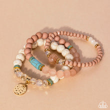 Load image into Gallery viewer, Sunset Sass - White Bracelet - Paparazzi