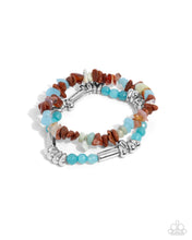 Load image into Gallery viewer, Stony Sequence - Blue - Paparazzi Bracelet
