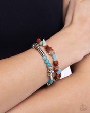 Load image into Gallery viewer, Stony Sequence - Blue - Paparazzi Bracelet