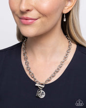Load image into Gallery viewer, Locked Lady - White Necklace - Paparazzi