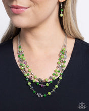 Load image into Gallery viewer, Radiantly Rich - Green Necklace - Paparazzi