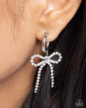 Load image into Gallery viewer, Whispering Whimsy - White Earrings - Paparazzi