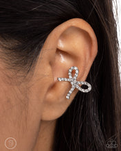 Load image into Gallery viewer, Convincing Charm - White - Paparazzi Earrings