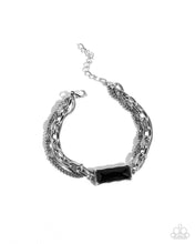 Load image into Gallery viewer, Grungy Gait - Black Bracelet - Paparazzi