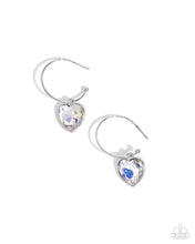Load image into Gallery viewer, Diamond of the Night - White Earrings - Paparazzi