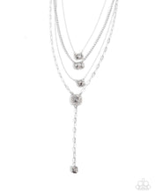 Load image into Gallery viewer, Dazzle and Stretch - Silver - Paparazzi Necklace