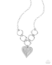 Load image into Gallery viewer, Focused Affection - White - Paparazzi Necklace