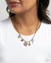 Load image into Gallery viewer, Reminiscent Reveal - Gold - Paparazzi Necklace