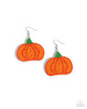 Load image into Gallery viewer, Pumpkin Pizzazz - Orange - Paparazzi Earrings