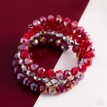 Load image into Gallery viewer, Memorable Makeover - Red Coil Bracelet - Paparazzi