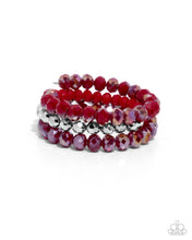 Load image into Gallery viewer, Memorable Makeover - Red Coil Bracelet - Paparazzi