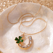 Load image into Gallery viewer, Lucky for Life - Gold - Paparazzi Necklace