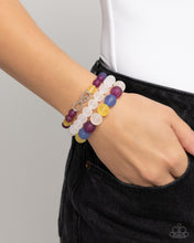 Load image into Gallery viewer, Simplistic Stack - Purple - Paparazzi Bracelet