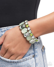 Load image into Gallery viewer, Mismatched Mood - Green Bracelet