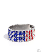 Load image into Gallery viewer, Passionate Patriotism - Multi Hinge Bracelet - Paparazzi