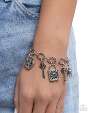 Load image into Gallery viewer, Flirty Filigree - Silver Charm Bracelet