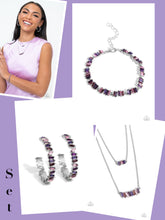 Load image into Gallery viewer, Easygoing Emeralds - Purple Set