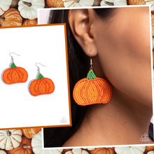 Load image into Gallery viewer, Pumpkin Pizzazz - Orange - Paparazzi Earrings