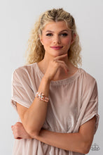 Load image into Gallery viewer, Luminous Laurels Rose Gold Bracelet - July 2023 Life of the Party