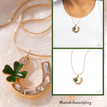 Load image into Gallery viewer, Lucky for Life - Gold - Paparazzi Necklace