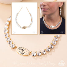 Load image into Gallery viewer, God’s Girl - Gold Necklace (Pink Diamond Exclusive) - Paparazzi