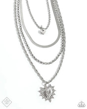 Load image into Gallery viewer, Excessive Embellishment - white - Paparazzi necklace