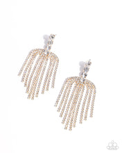Load image into Gallery viewer, Tapered Twilight - gold - Paparazzi earrings