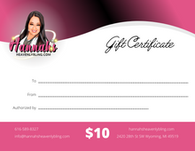 Load image into Gallery viewer, Hannah's Heavenly Bling Gift Card