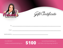 Load image into Gallery viewer, Hannah's Heavenly Bling Gift Card