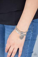 Load image into Gallery viewer, Think With your Heart- White Bracelet