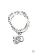 Load image into Gallery viewer, Think With your Heart- White Bracelet