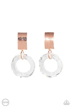 Load image into Gallery viewer, Clear Out! - Copper Clip On Earrings
