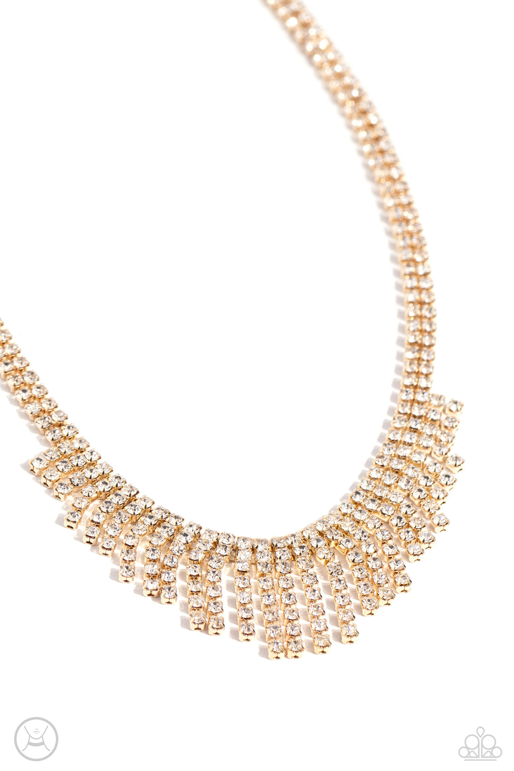 Paparazzi Necklace ~ Daring Decadence - Gold