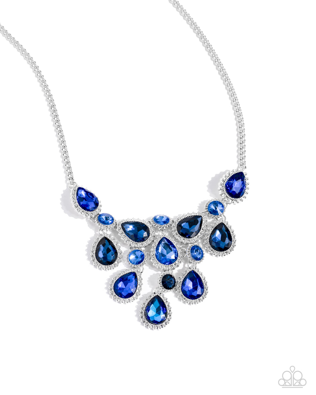 Dripping in Dazzle - Blue Necklace - Paparazzi