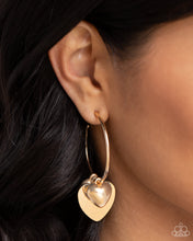 Load image into Gallery viewer, Paparazzi Earrings ~ Casually Crushing - Gold
