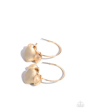 Load image into Gallery viewer, Paparazzi Earrings ~ Casually Crushing - Gold
