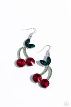 Load image into Gallery viewer, Cherry Cameo - Red Paparazzi Earrings
