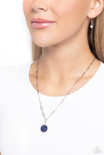 Load image into Gallery viewer, Paparazzi Necklace - Lunar Liaison - Blue
