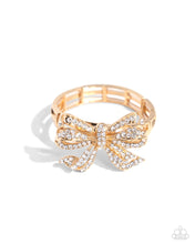 Load image into Gallery viewer, Its All A-BOW-t Me - Gold Paparazzi Bracelet
