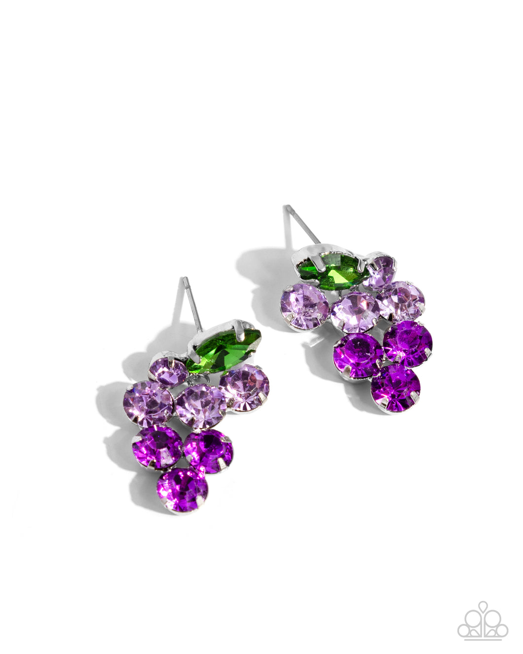 Grapevine Grace - Purple Paparazzi Earrings