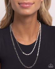 Load image into Gallery viewer, Boxy Brilliance - White Necklace
