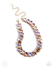 Load image into Gallery viewer, Paparazzi Necklace ~ Ecstatic Emeralds - Gold
